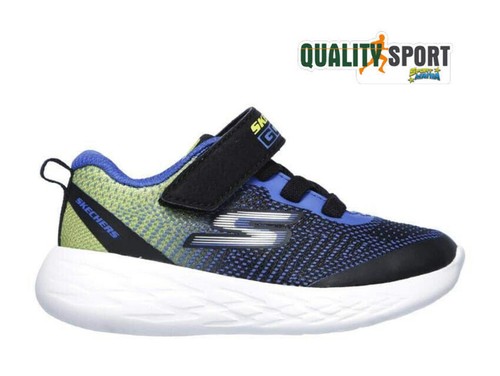 Skechers run 600 nero - nero, blu